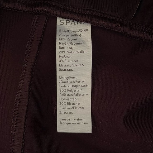 NWOT SPANX The Perfect Pants Women’s M Purple Classic Pull on Trousers 20202R - Picture 11 of 12